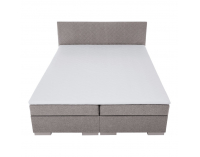 Boxspringová manželská posteľ Adara 180x200 cm - sivohnedá (taupe)