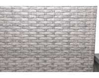 Záhradný set z umelého ratanu Adeje - sivá