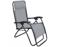 Záhradné lehátko Adelanto - sivá