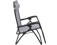 Záhradné lehátko Adelanto - sivá