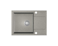 Granitový kuchynský drez Adria 63x43,5 cm - sivá