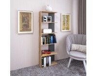 Regál Agatio - dub artisan / grafit