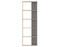 Regál Agatio - dub artisan / grafit