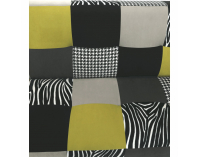 Rozkladacia pohovka s úložným priestorom Alabama - limetková