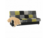 Rozkladacia pohovka s úložným priestorom Alabama - limetková