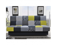 Rozkladacia pohovka s úložným priestorom Alabama - limetková