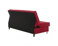 Rozkladacia pohovka s úložným priestorom Alada - červená