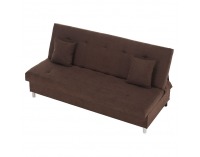 Rozkladacia pohovka s úložným priestorom Alada - hnedá