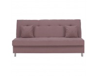 Rozkladacia pohovka s úložným priestorom Alada - ružová