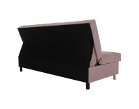 Rozkladacia pohovka s úložným priestorom Alada - ružová