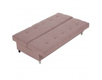 Rozkladacia pohovka s úložným priestorom Alada - ružová