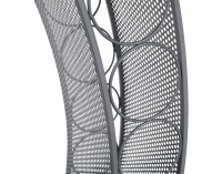 Servírovací stolík na kolieskach Aladar New - čierna / strieborná