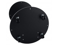 Servírovací stolík na kolieskach Aladar New - čierna / strieborná