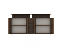 Štvordverová komoda so zásuvkami Albi - orech tabacco