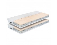 Obojstranný penový matrac (2 ks) Albo Lux 2 New 90x200 cm - biela