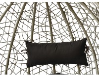 Závesné hojdacie kreslo Alcamo L - sivá / tmavosivá