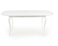 Rozkladací jedálenský stôl Alexander - biela