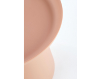 Okrúhly príručný stolík Alexis - ružová