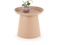 Okrúhly príručný stolík Alexis - ružová