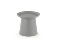 Okrúhly príručný stolík Alexis - sivá