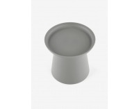 Okrúhly príručný stolík Alexis - sivá