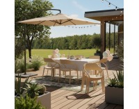 Stohovateľná stolička Alfio - sivohnedá (taupe)