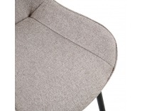 Jedálenská stolička Alia - béžová / čierna