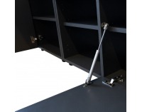 Predsieň Aliva V2 - antracit extra vysoký lesk HG / dub artisan