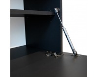 Predsieň Aliva V2 - antracit extra vysoký lesk HG / dub artisan