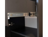 Predsieň Aliva V2 - antracit extra vysoký lesk HG / dub artisan