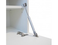 Predsieň Aliva V2 - biela extra vysoký lesk HG / dub artisan