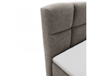 Boxspringová manželská posteľ Alma 140x200 cm - hnedosivá (taupe)