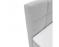 Boxspringová manželská posteľ Alma 140x200 cm - svetlosivá