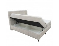 Boxspringová manželská posteľ Alma 180x200 cm - béžová