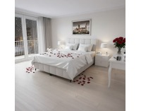 Boxspringová manželská posteľ Alma 200x200 cm - svetlosivá