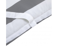 Vankúš na záhradné kreslo Almede - biela / sivá