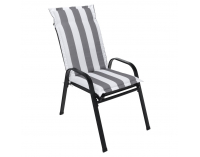 Vankúš na záhradné kreslo Almede - biela / sivá