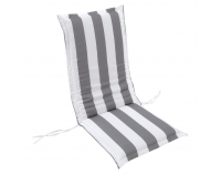 Vankúš na záhradné kreslo Almede - biela / sivá