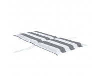 Vankúš na záhradné kreslo Almede - biela / sivá