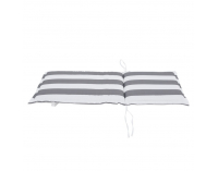 Vankúš na záhradné kreslo Almede - biela / sivá