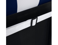 Vankúš na záhradné kreslo Almede - biela / tmavomodrá