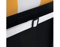 Vankúš na záhradné kreslo Almede - biela / žltá