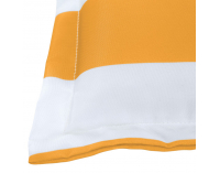 Vankúš na záhradné kreslo Almede - biela / žltá