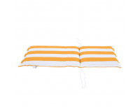 Vankúš na záhradné kreslo Almede - biela / žltá