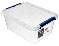 Plastový úložný box Alpino 12,5 l - priehľadná