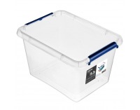 Plastový úložný box Alpino 15,5 l - priehľadná