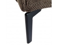 Kreslo (ušiak) Alura - hnedá mocca