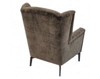 Kreslo (ušiak) Alura - hnedá mocca