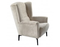 Kreslo (ušiak) Alura - krémová