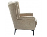 Kreslo (ušiak) Alura - krémová